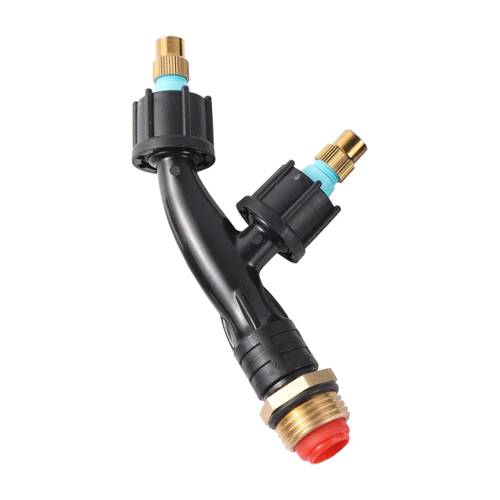 Carvallo dimspruta | 1–3-vägs mässingsdysa | Fin dimma för trädgård & växthus | 1/4" & 1/2" anslutning Carvallo