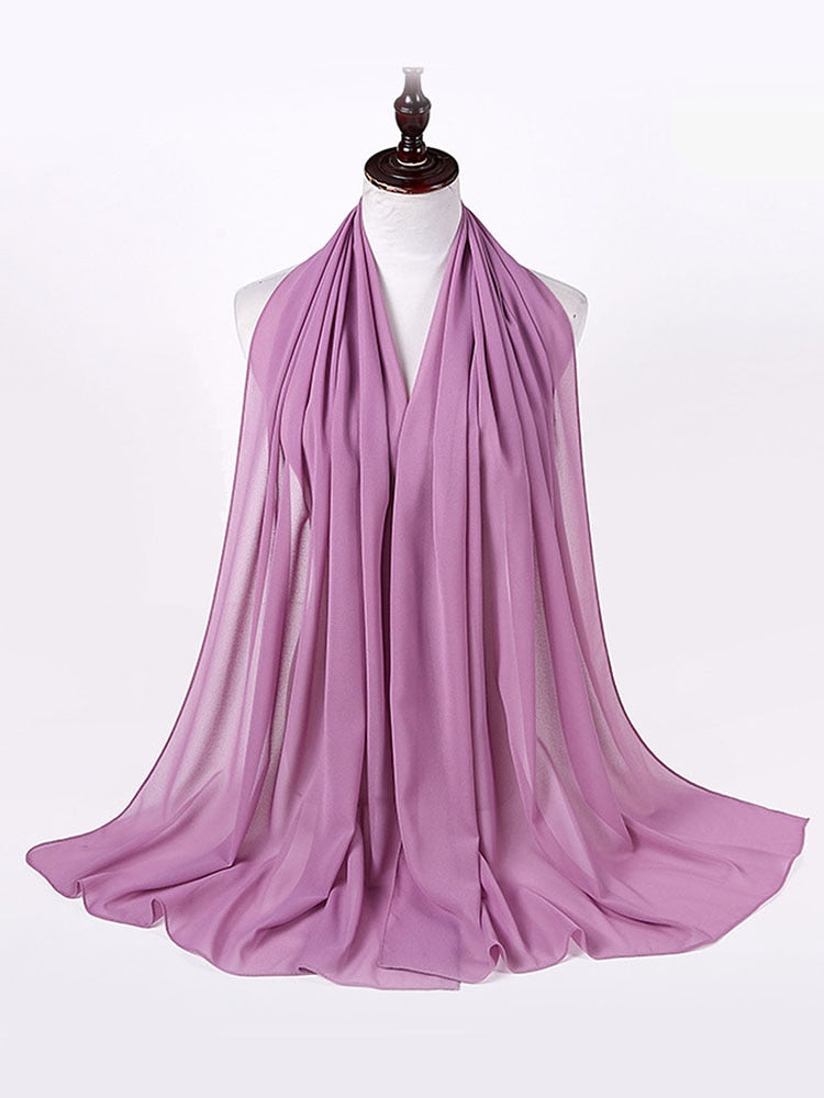 Chiffon Hijab pannband-Clothes for women-Bellasverige-Hemnix