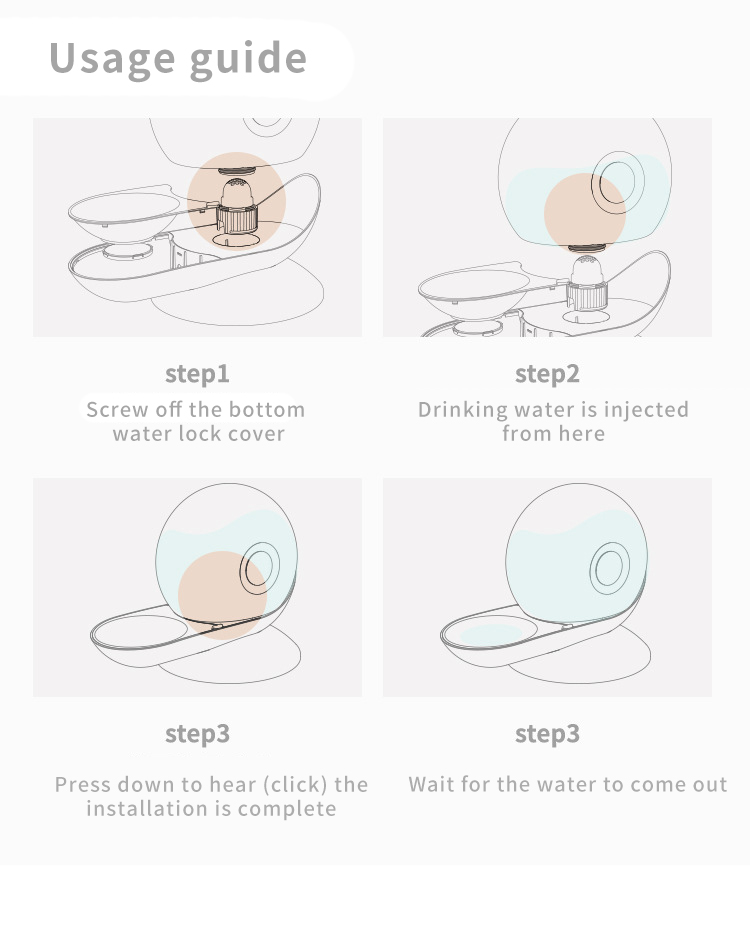 Pet Automatisk Vattenfontän – 2,8L Stor Kapacitet Katt & Hund Drickdispenser Carvallo