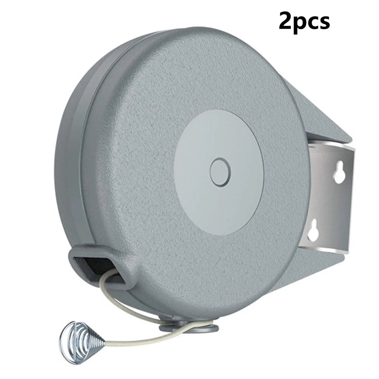 Carvallo Teleskop-tvättlinje | 12 Meter utdragbar tvättlina | Automatisk inrullning | För inomhus & utomhus Carvallo