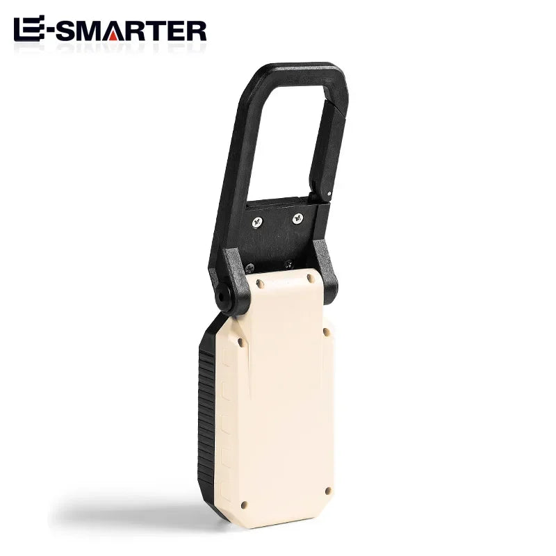 Carvallo MOBILCOB Återuppladdningsbar arbetslampa med COB-LED | Magnetfot & varningsljus | Bärbar USB-nödbelysning för verkstad & utomhus Carvallo