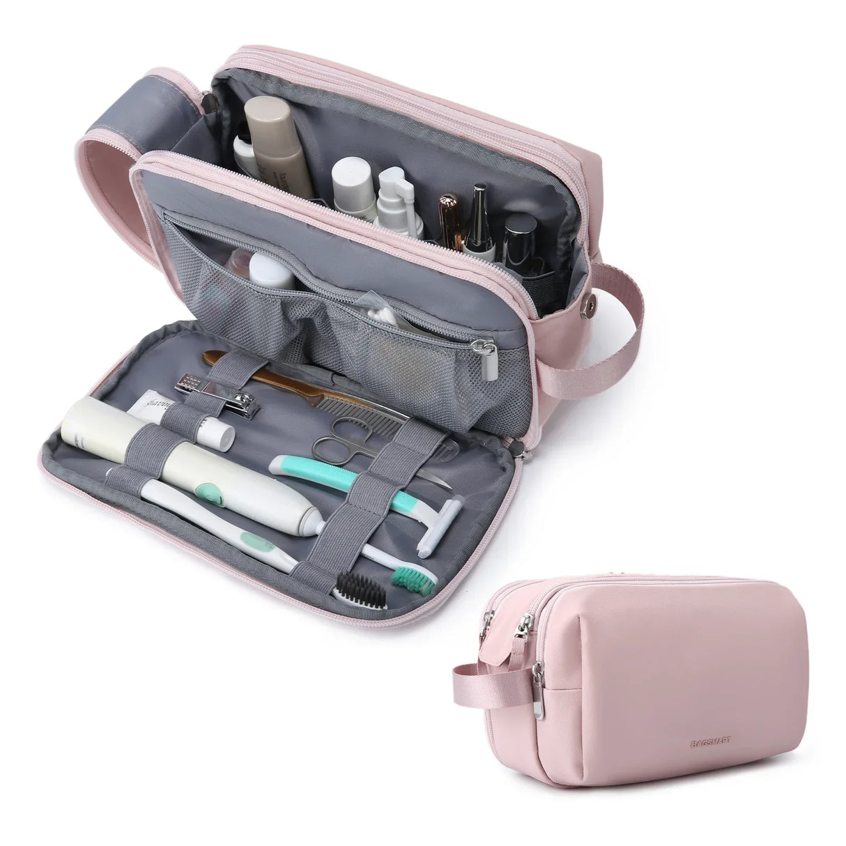 Carvallo Vattentät Kosmetiktasche för Damer & Herrar | Lätt Kulturväska i S/M/L | Resetillbehör för Personvård & Smink | Unisex Resa Organizer Carvallo