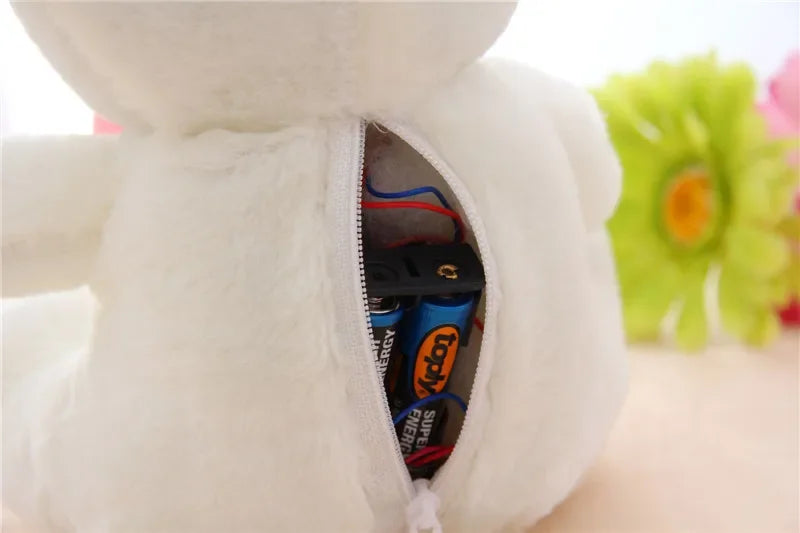 Lumora Glowande LED Nallebjörn – Färgändrande Plyschleksak för Sänggående Komfort & Gåvor Carvallo