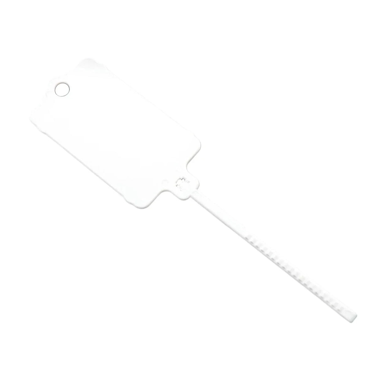 Carvallo FlexiTag 100 | 100 stycken | Återanvändbara plastetiketter med förslutningsband | För nycklar, bagage, lager och kontor Carvallo