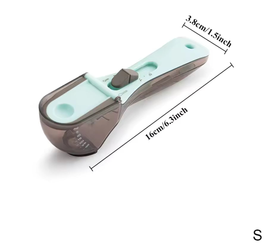 Royallure Justerbar Mätspork – Skopa Set – Glida-för-att-ställa in 6-i-1 Precision, Kök-Rör-Reducerare Carvallo