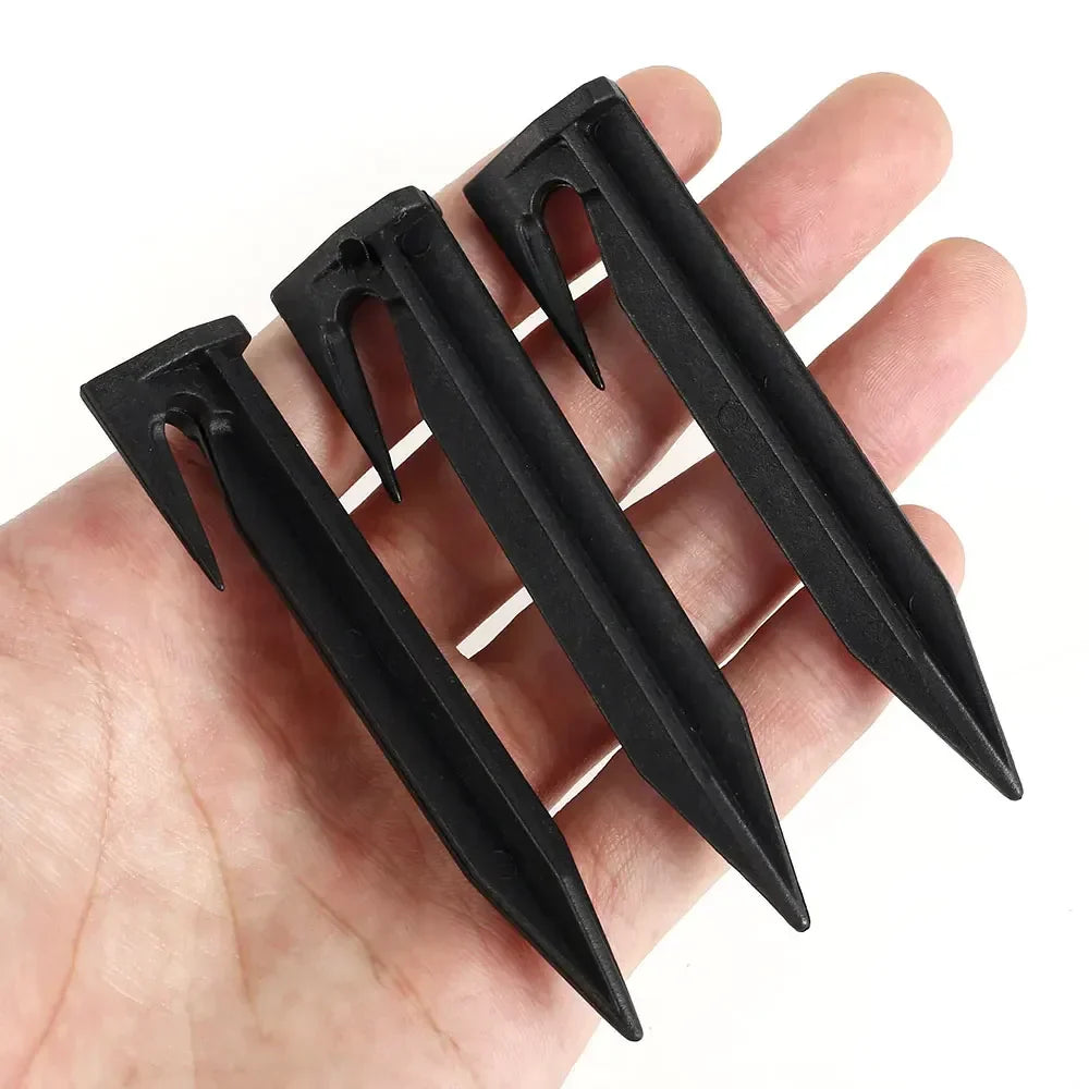 Carvallo begränsningsspikar för gräsklippare | 50/100/200 styck | Väderbeständig & Miljövänlig – 8,5 cm längd Carvallo