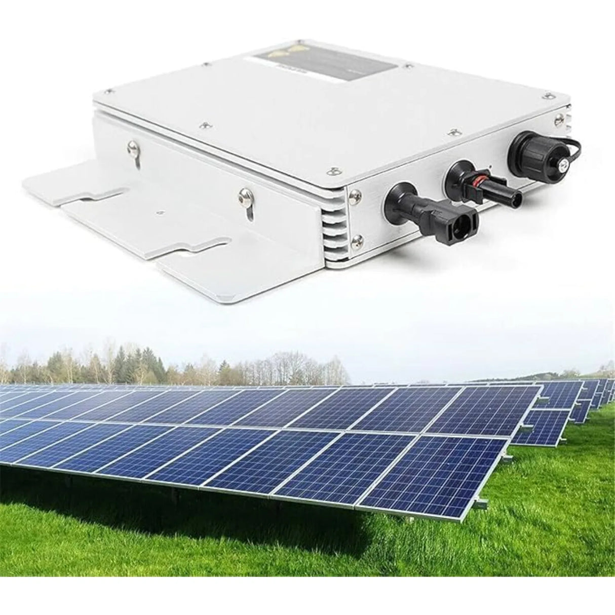 Carvallo-växelriktare Solvion WVC-300 | 300 W | Med MPPT & återströmsskydd | IP65 | För nätanslutna solsystem Carvallo