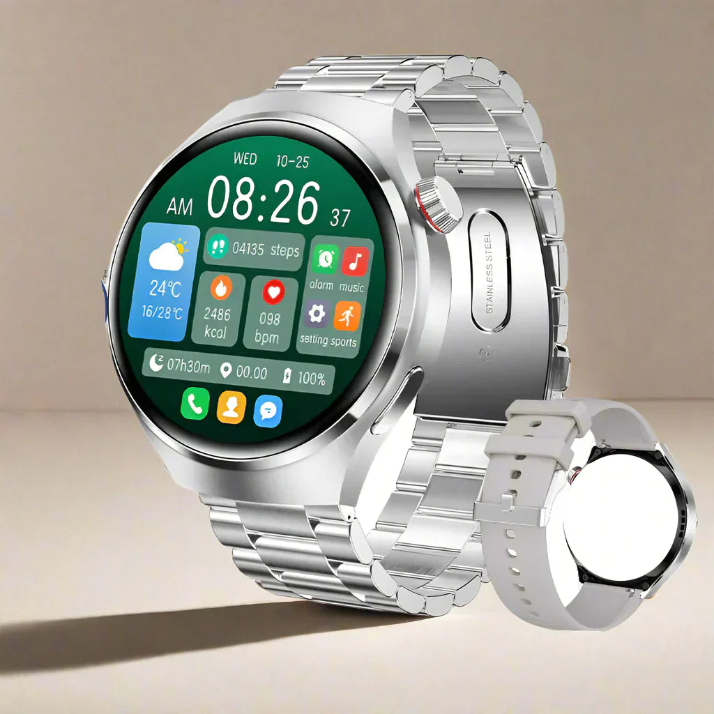 Luxora Pro 2025 Smartwatch – Avancerad Hälsa & Fitness Tracker Carvallo