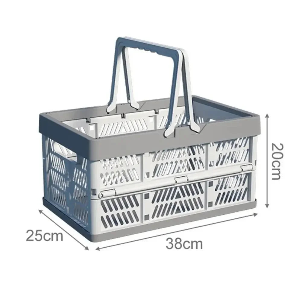 Carvallo Förvaringskorg | Fällbar & Belastningsbar | Upp till 7 kg Bärkapacitet | Platsbesparande Design Carvallo