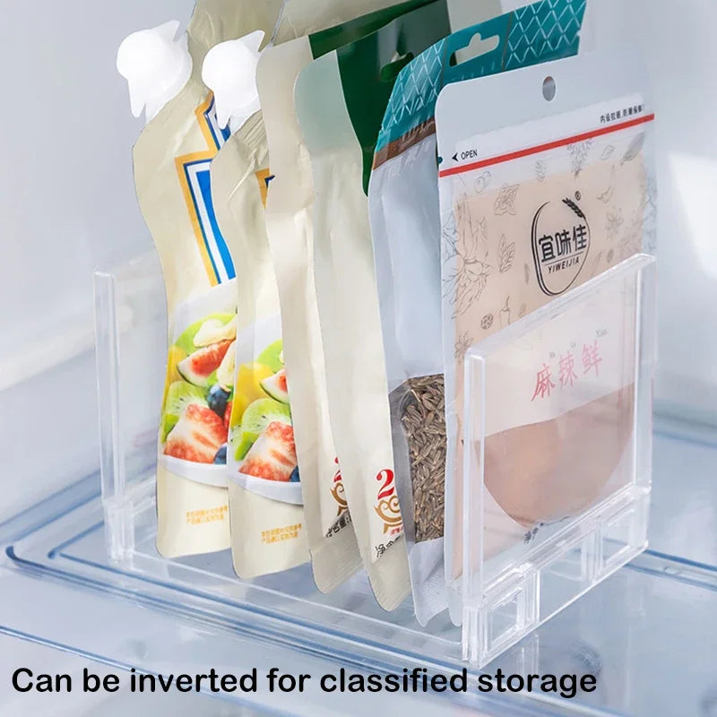 Carvallo-Organizer ClearStack Duo | Transparent hyllavdelare | Platsbesparande förvaringshylla | 14,7×11,1×10,7 cm / 21,7×11,1×10,7 cm Carvallo