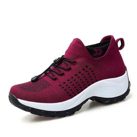 Löpskor med luftkudde för kvinnor-Shoes for Women-Hemnix-Röd-35-Hemnix