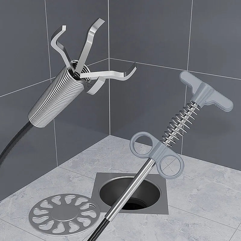 Carvallo EcoDrain Flex160 | 160 cm Spiral längd | Återanvändbar & Miljövänlig | För Kök & Bad Carvallo