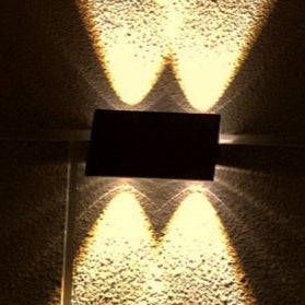 Carvallo-Vägglampa LumoGuard | Med rörelsesensor | Väderbeständig IP65 | LED Varm-/Kallvit | För utomhusområden Carvallo