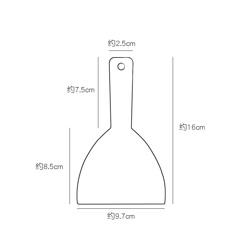 Carvallo Teigskrapa & Bakassistent | Multifunktionell | Ergonomisk & Lätt | För Tårtor, Pizza & Bakverk Carvallo