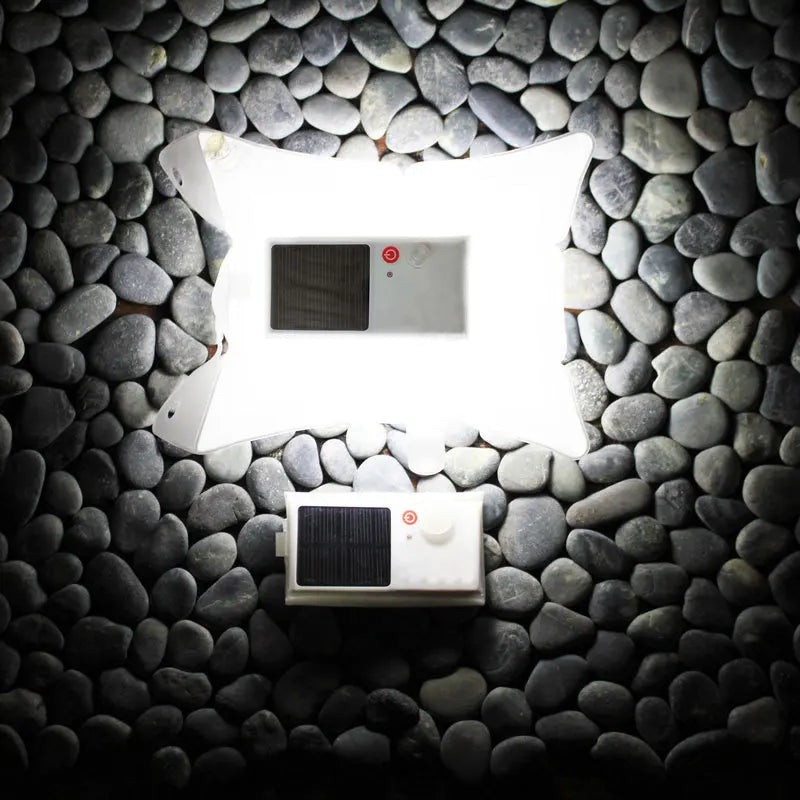 Solarlampa i Transparent Fodral – Energibesparande LED Lampa för Trädgård och Utomhus Carvallo