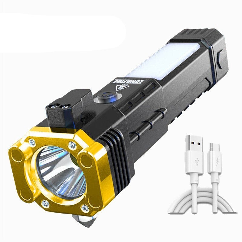 Säkerhetshammare LED-fackla-Electronics-Hemnix-Guld-Hemnix