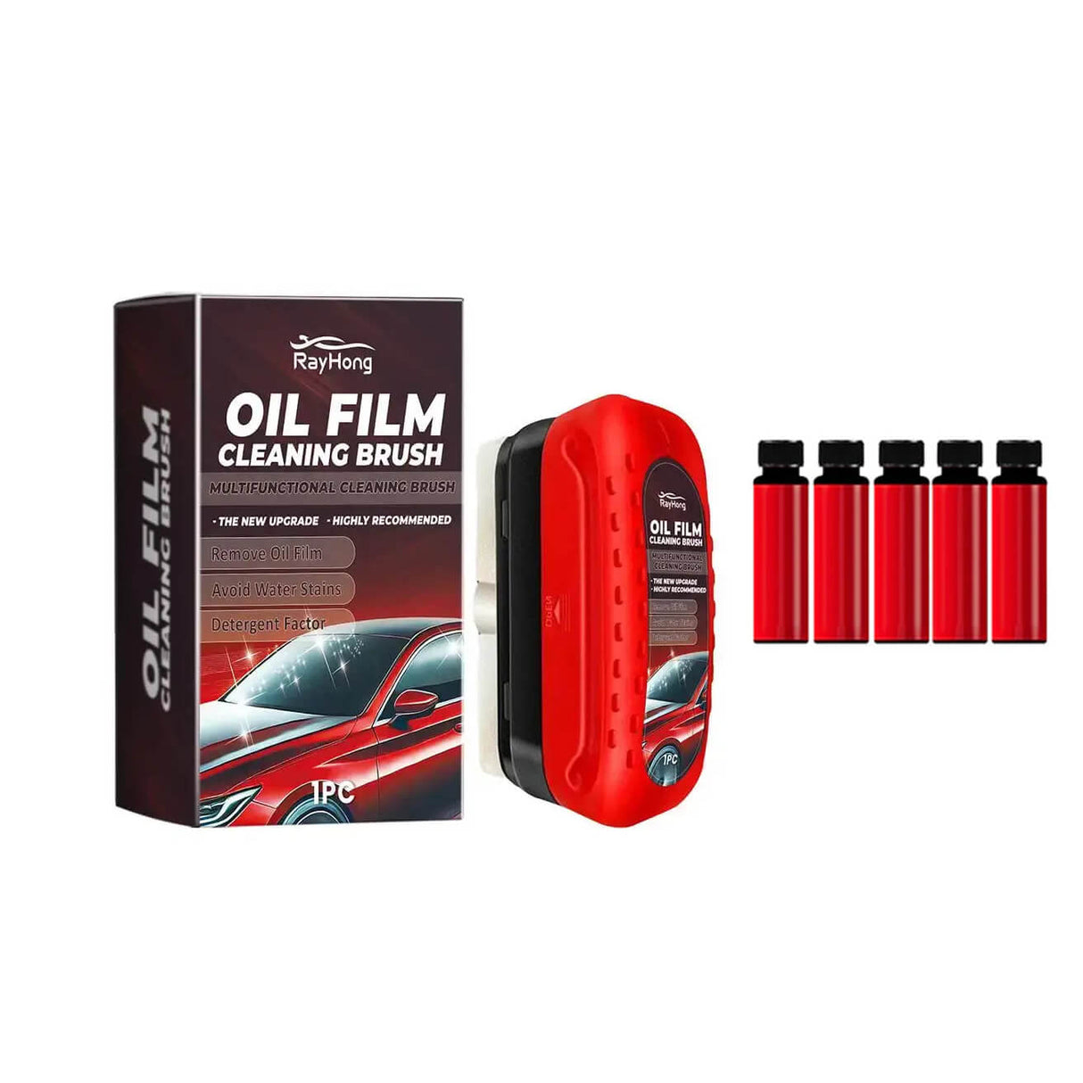 Smidig Glasrengörare - Perfekt Sikt för Bilens Vindrutor och Glasytor-Bil-BB-1x Glasrengörare 120ml + 5x100ml Påfyllning-Hemnix