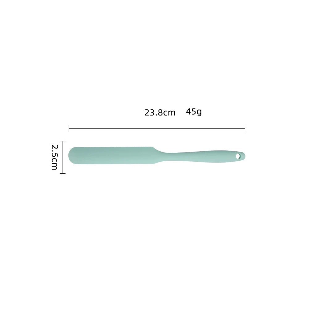 Carvallo Silikon Tårtspatel | Värmetålig & Livsmedelsäker | 24 cm | Flexibel Degskrapa i Pastellfärger Carvallo