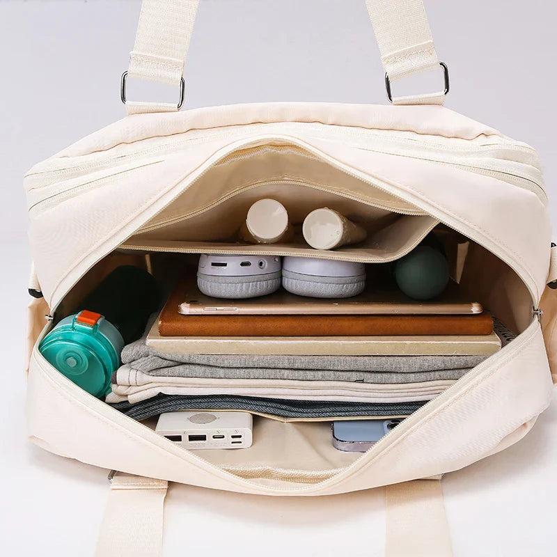 Carvallo Resväska Stor | Utbyggbar & Flerlager | Handbagage & Helgväska | Mycket Förvaringsutrymme Carvallo