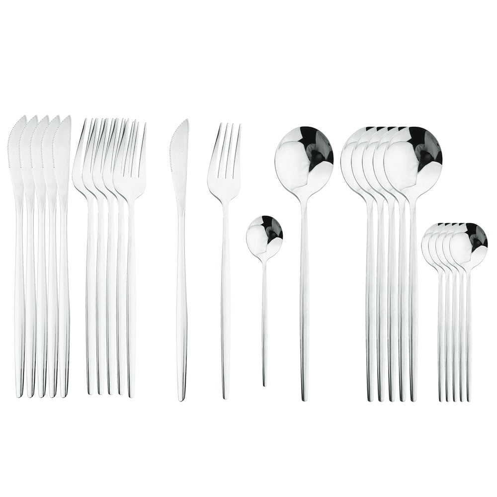 Lyxigt Bestickset-Kitchen-Hemnix-Silver-Hemnix
