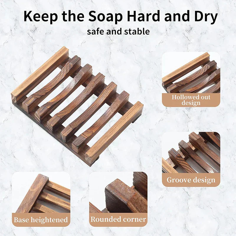 Trä Såpaskål - Naturlig och Hållbar Design Carvallo