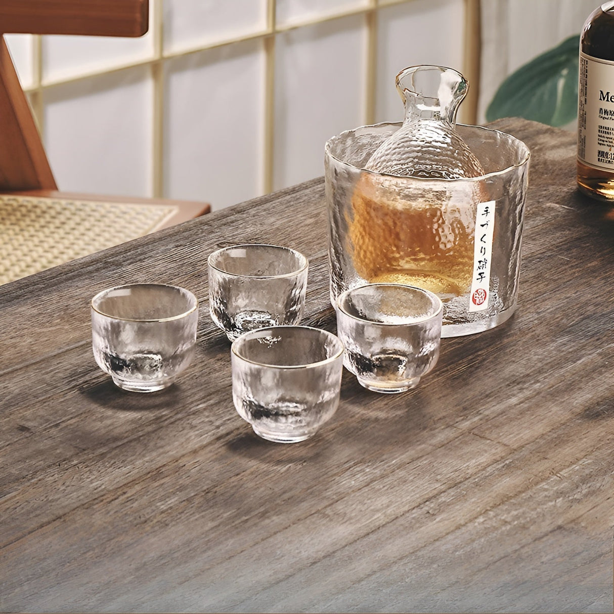 Japanskt glas-set – Elegant sake- & whisky-set | Perfekt för bar & hem Carvallo