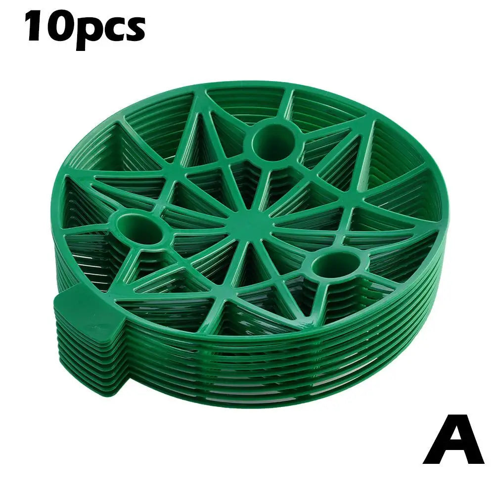 Carvallo | 10-pack vattenmelonhållare för trädgården | 19,5 × 3,5 × 2 cm | Robust PP-brickor mot markkontakt & förruttnelse Carvallo