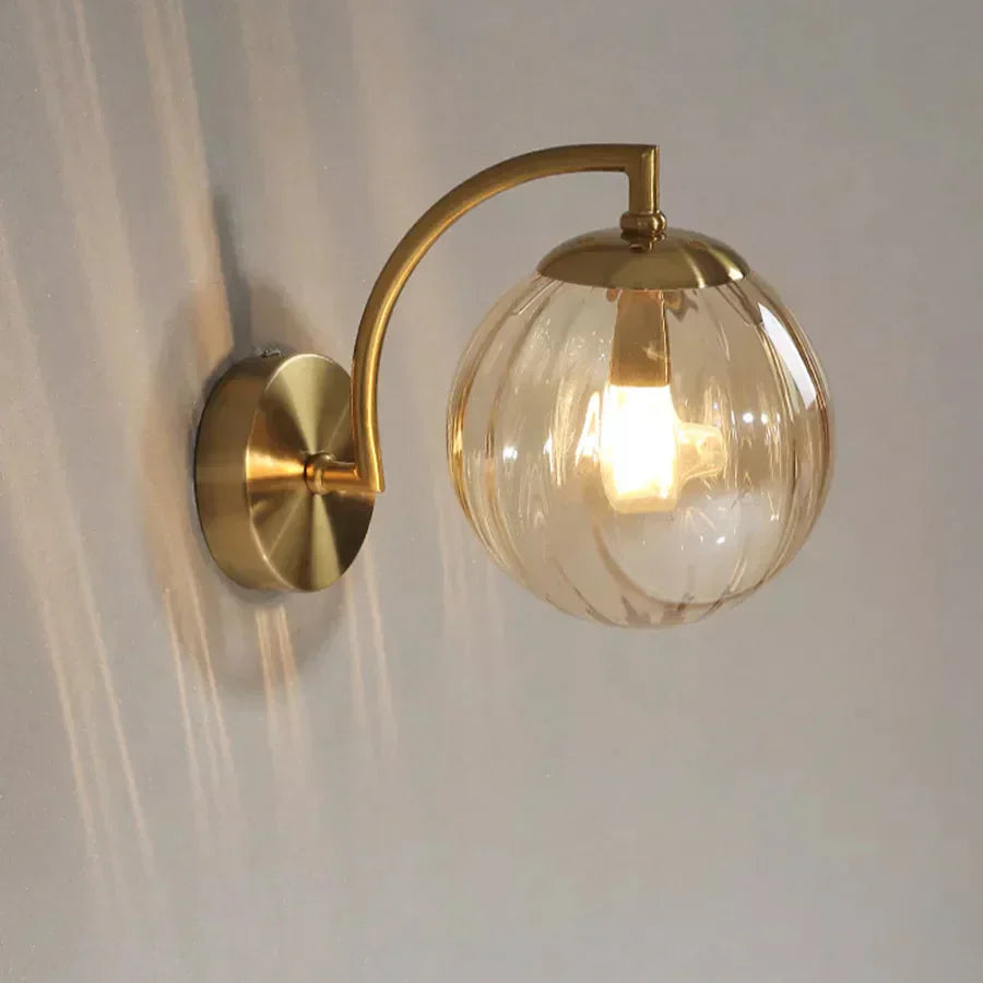 Clear Glass LED Wall Sconce – Klarglas LED Vägglampa Carvallo