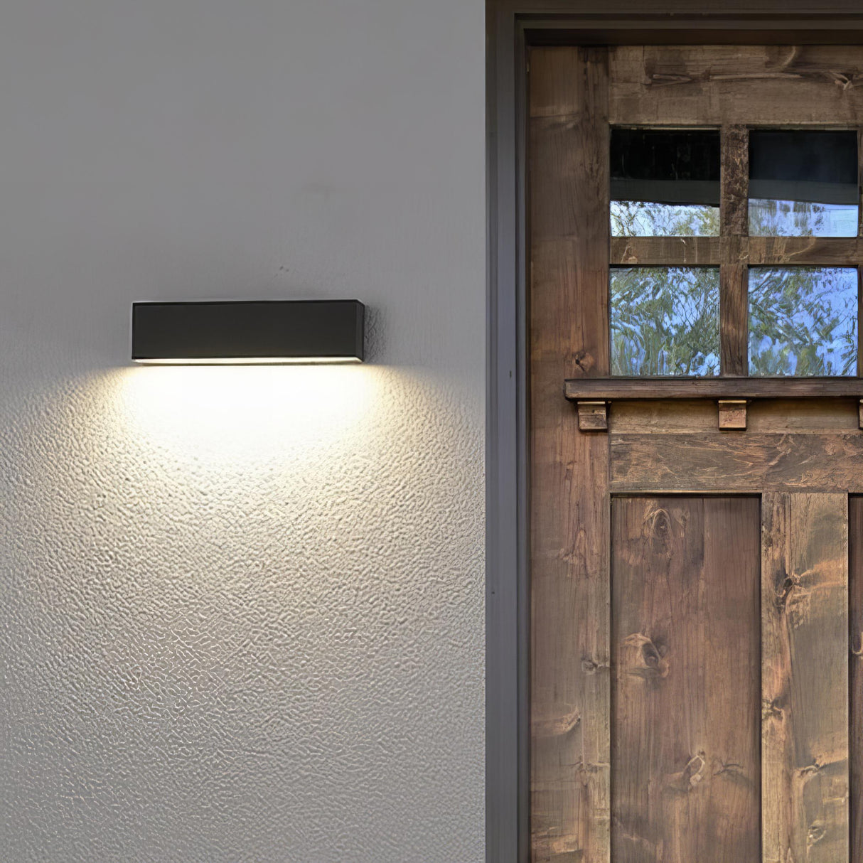 Uriah - Tunn Rand LED Modern Utomhus Vägglampa IP65 Carvallo