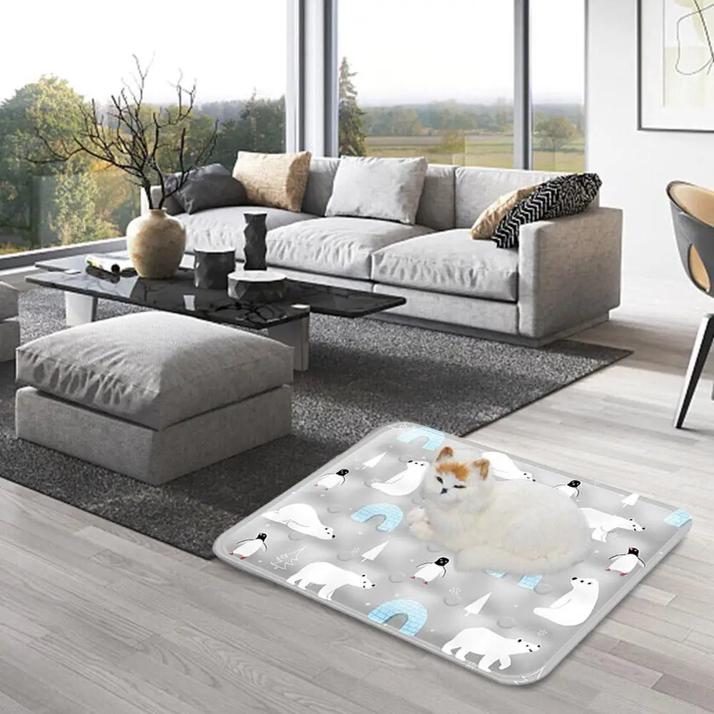 Carvallo Kylmatta för hundar & katter | Återanvändbar & Gelfylld | För sommaren & resor | PVC Carvallo