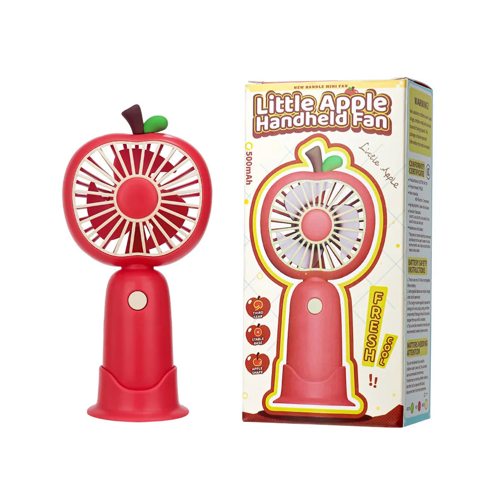 Carvallo-Handventilator FruBreeze | USB-laddning | Bärbar & Tyst | Sommarpryl i fruktdesign Carvallo