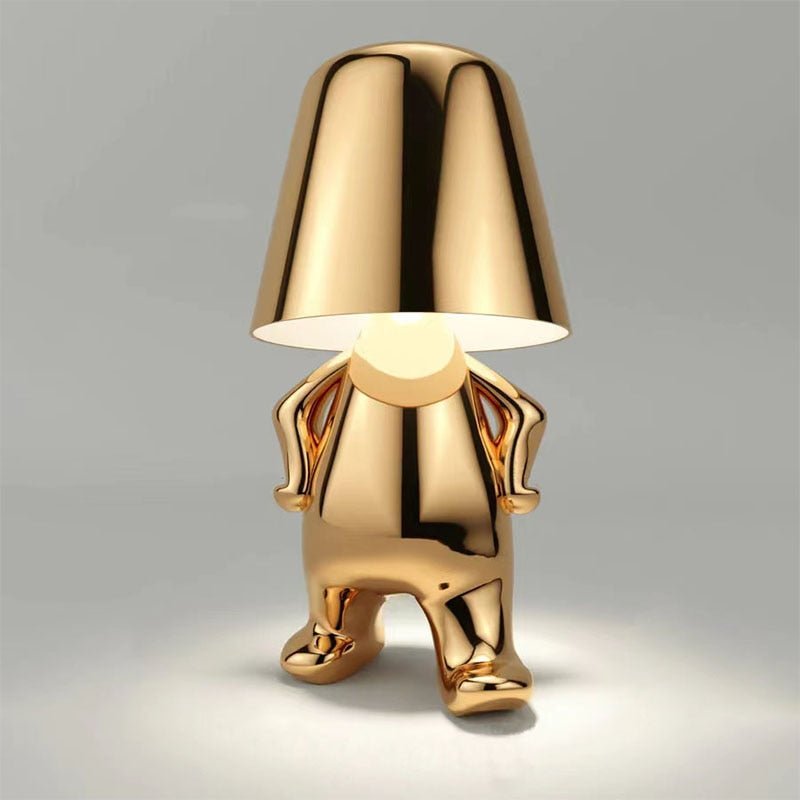 Dimmbar Guld & Silver LED-Lampa Carvallo