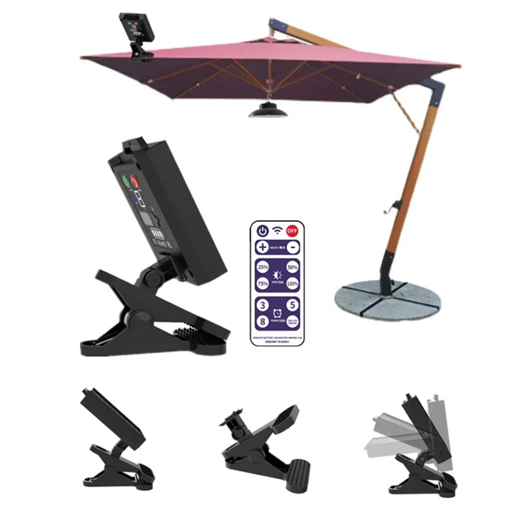 Carvallo-Solarlampa SOLVARA | Med fjärrkontroll & USB-laddning | 3 ljuslägen | För trädgård & terrass Carvallo