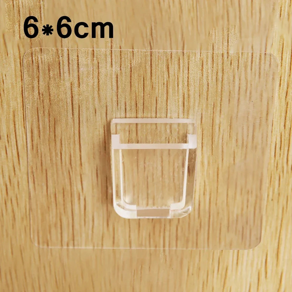 Carvallo ClearFix | Transparent shelf and drawer divider | For cabinets, compartments & bookshelves | 15×7 cm Carvallo