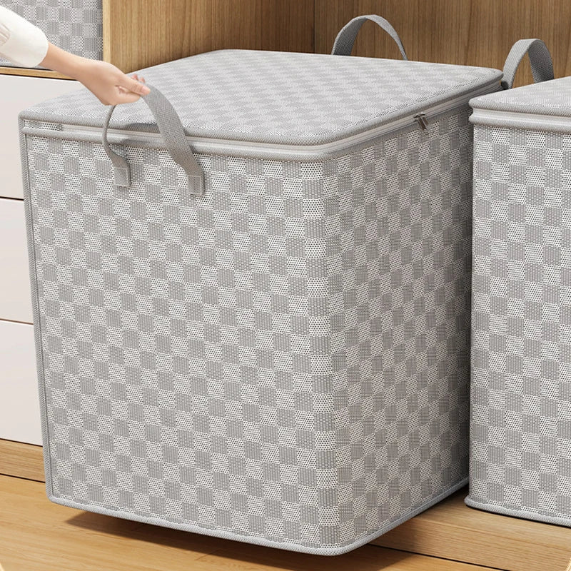 Carvallo VarioFold | Dammtätig & med fönster | Stor kapacitet | Textilförvaringsbox Carvallo