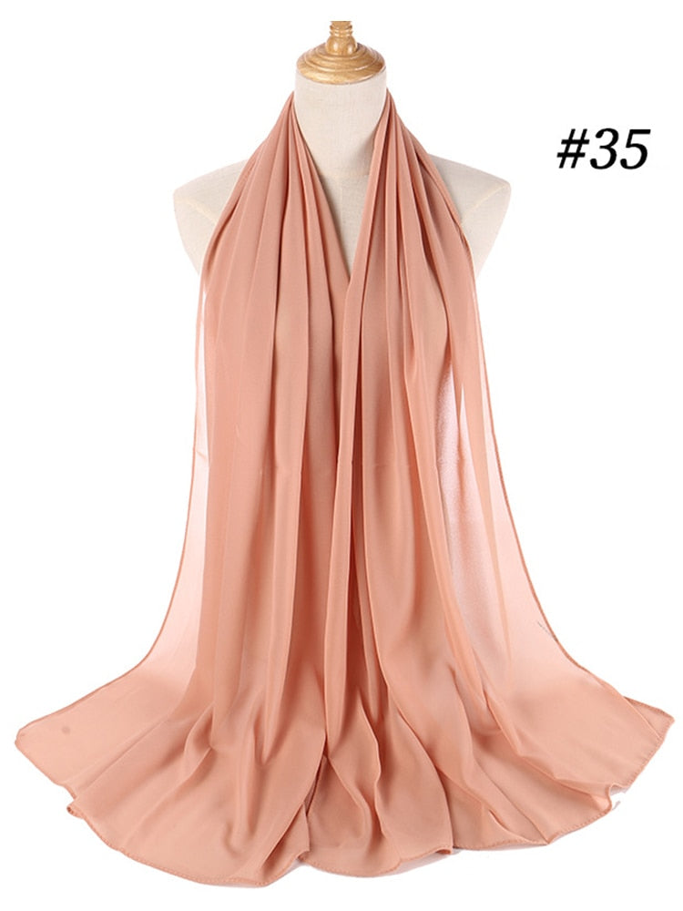 Chiffon Hijab pannband-Clothes for women-Bellasverige-Hemnix
