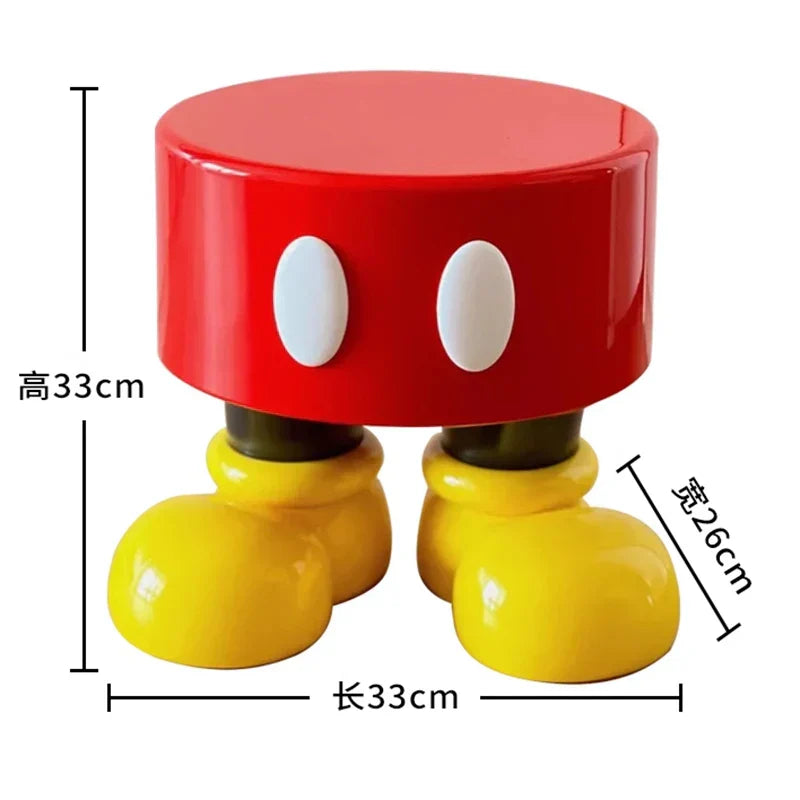 Mickey Mouse Förvaringspall – Praktisk och Glad Förvaringslösning för Barn Carvallo