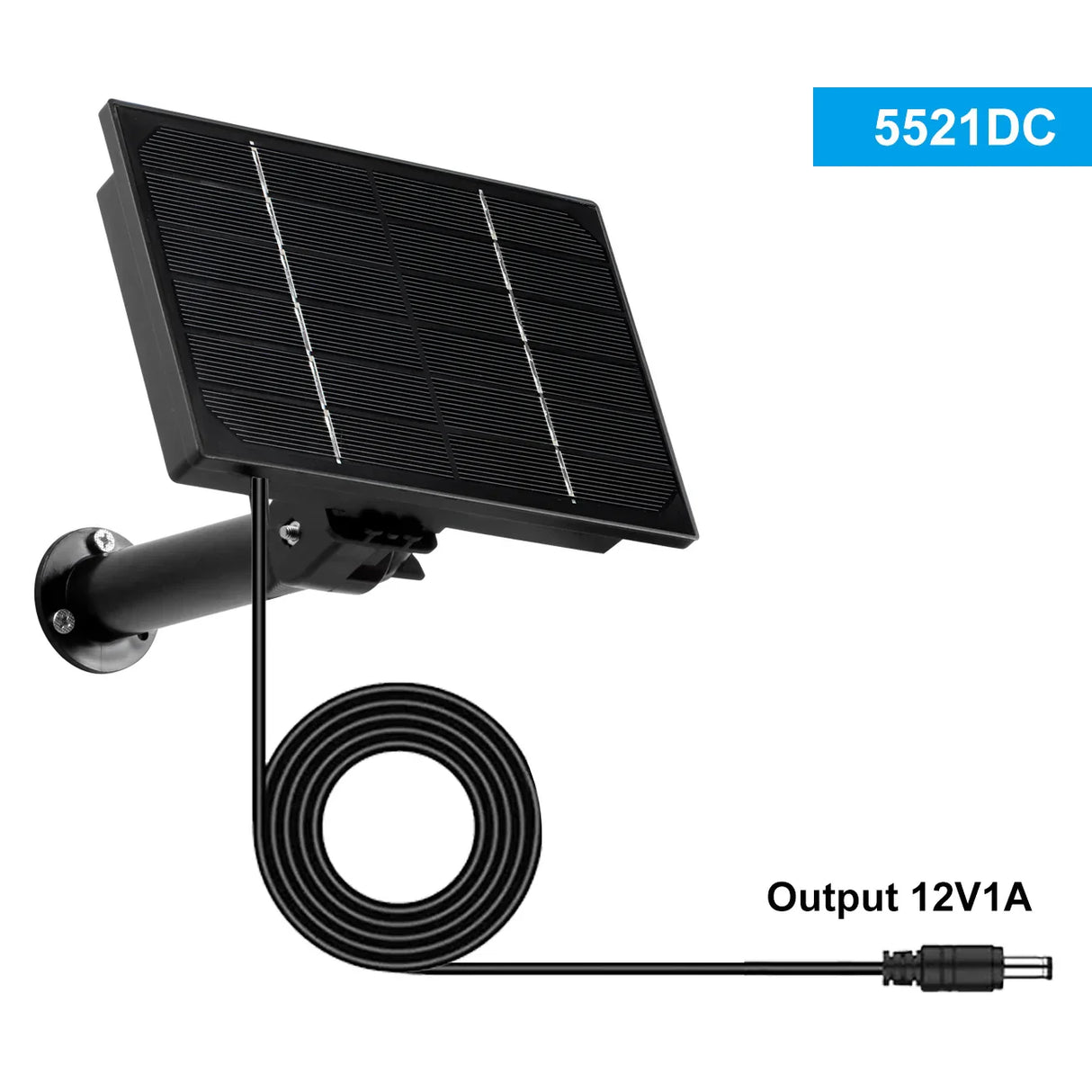 Carvallo 4W solpanel laddare för utomhusbruk | IP66 vattentät | Med USB/Typ-C/DC anslutningar & timer-funktion | För 6×18650 batterier (ingår inte) Carvallo