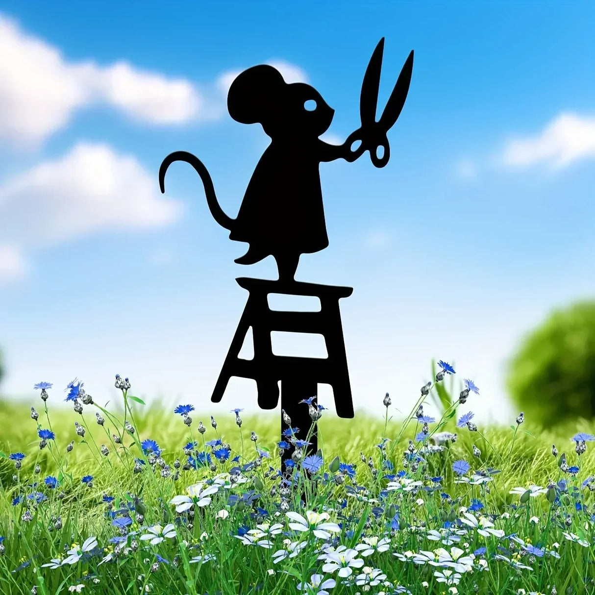 Carvallo FerroCharm | Klassisk metalldesign | Med jordspett | För trädgård, staket & terrass Carvallo