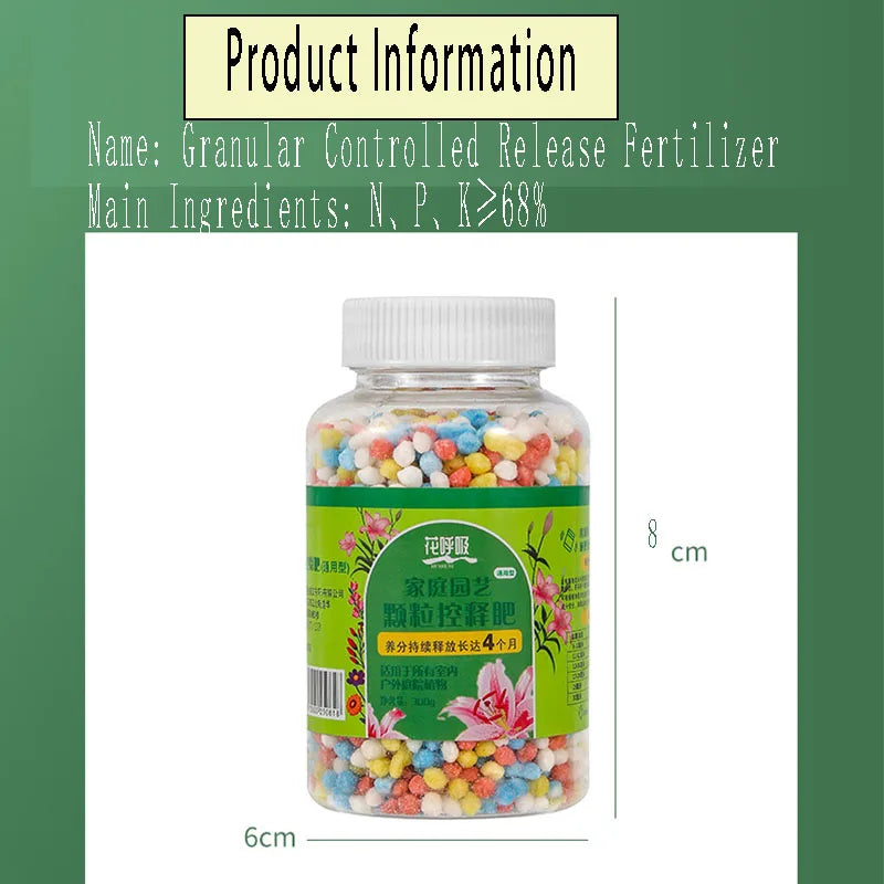 Carvallo Långtidsnäring för Krukväxter | Universalgödsel i Granulatform | NPK-formel med Kväve, Fosfor & Kalium Carvallo