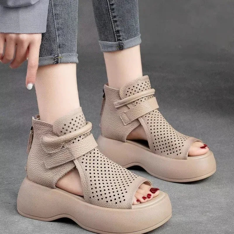 Chic Casual Sandaler för Kvinnor-Shoes for Women-Hemnix-Hemnix