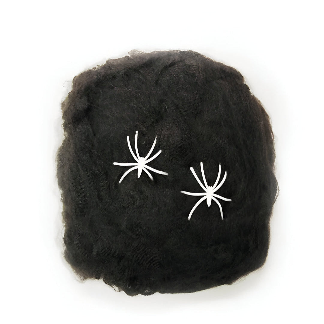 Färgglada stretchiga spindelnät – Expanderbar Halloweendekoration för inomhus- och utomhusskräck MILA Sverige