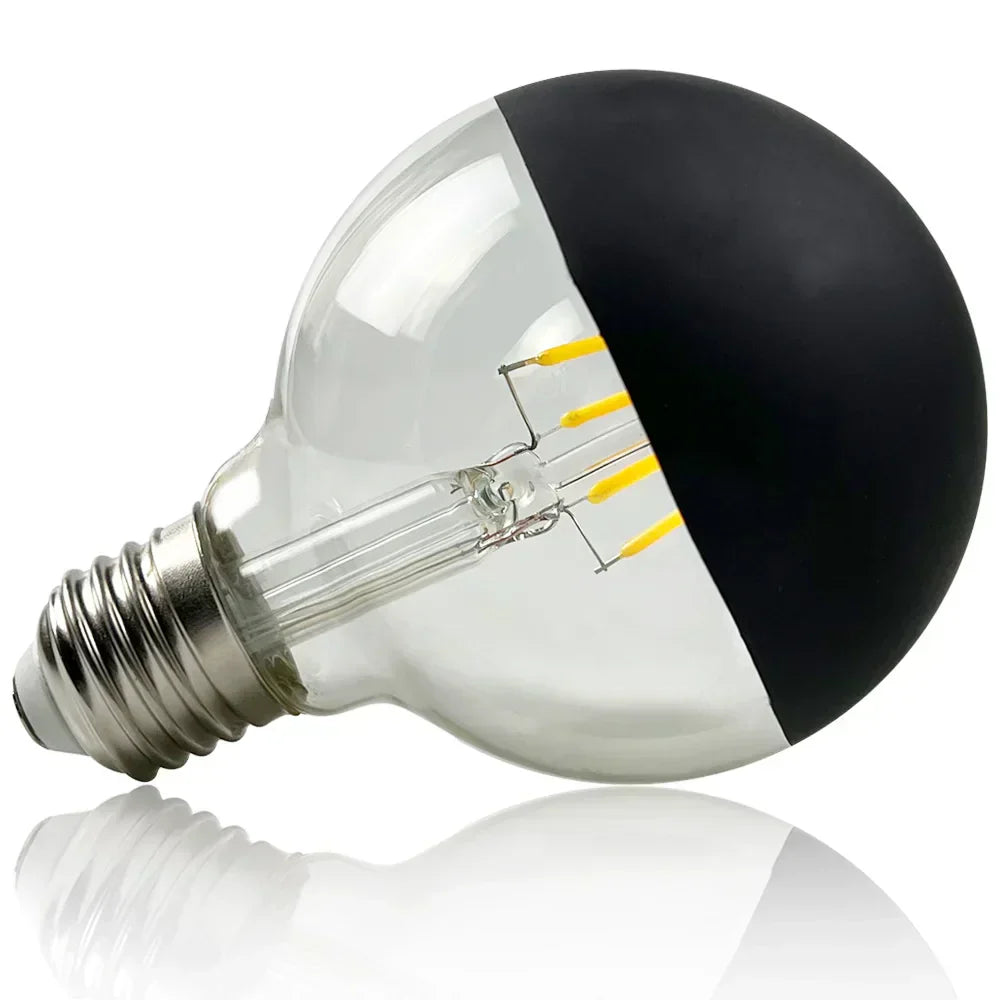 RetroGlow - Vintage LED Bordslampa med Träbas, Dimmbar och Varm Ljus Carvallo