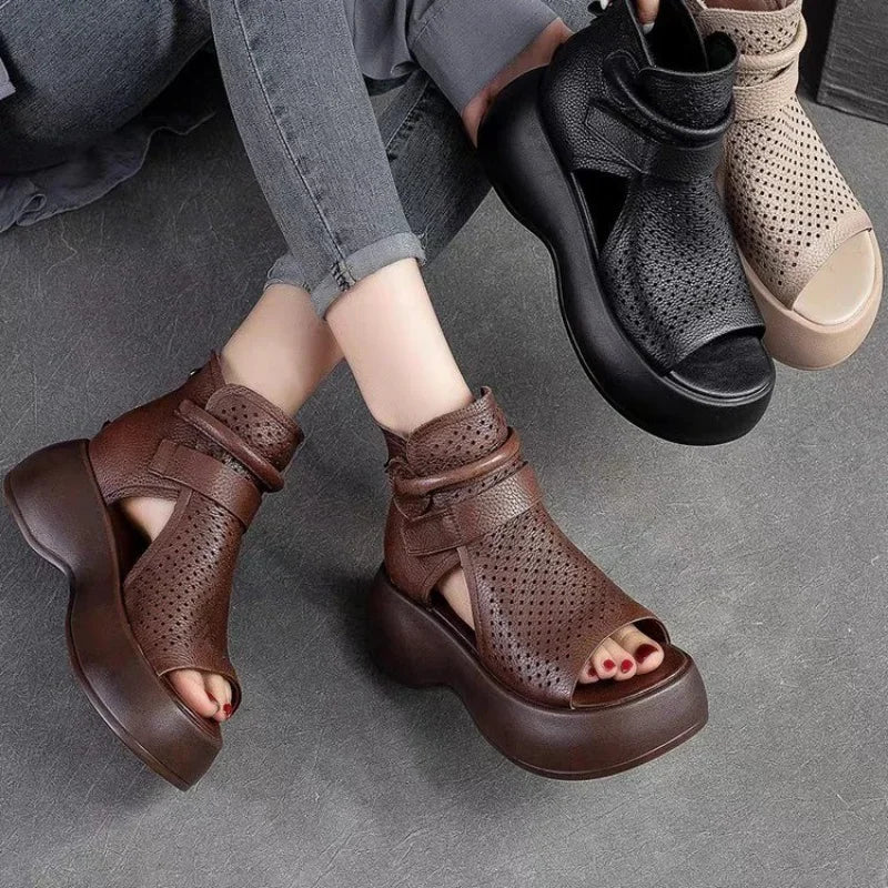 Chic Casual Sandaler för Kvinnor-Shoes for Women-Hemnix-Hemnix