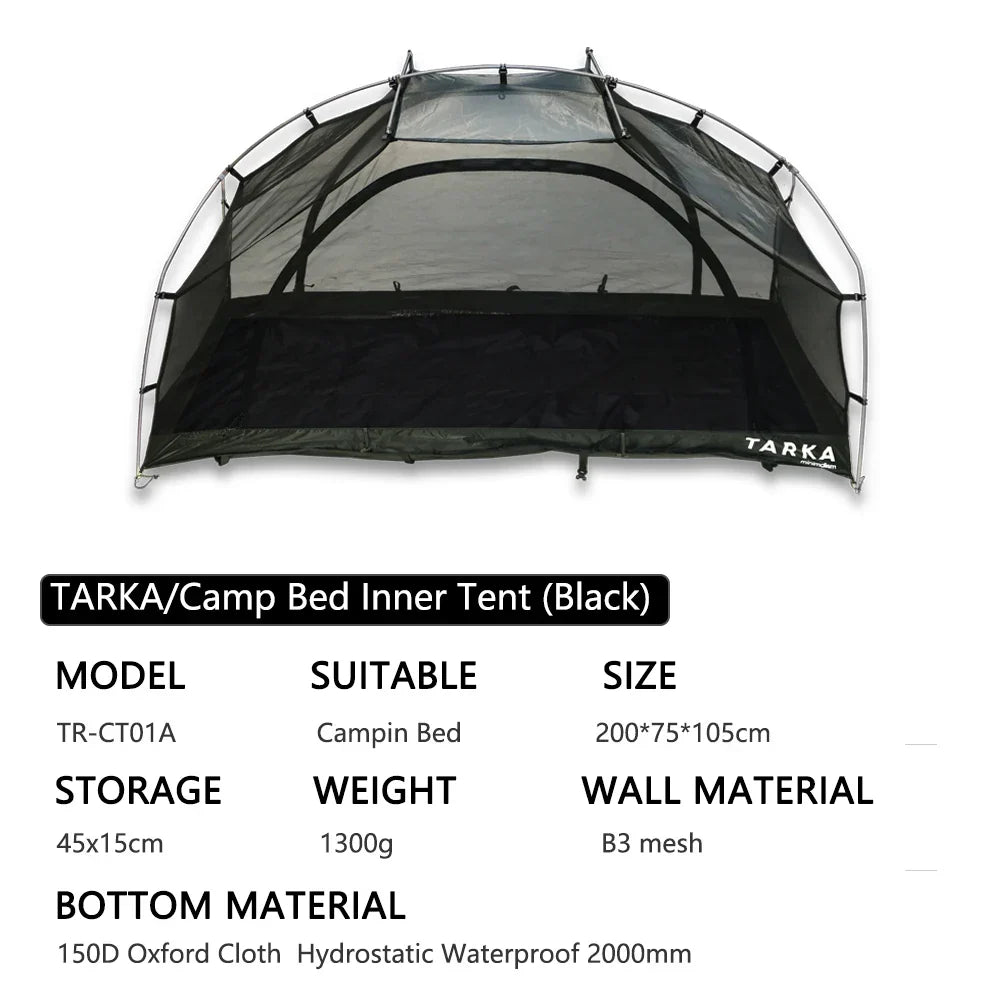 Carvallo Inner Tent TrekShield SoloMesh | Insect Net & Ventilation | Removable & Ultralight | For Outdoor, Trekking & Summer Camping Carvallo