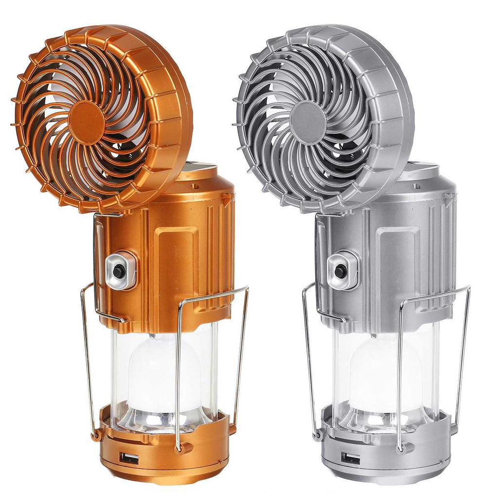 Carvallo - Multifunktionell LED-lampa med fläkt och laddare Carvallo