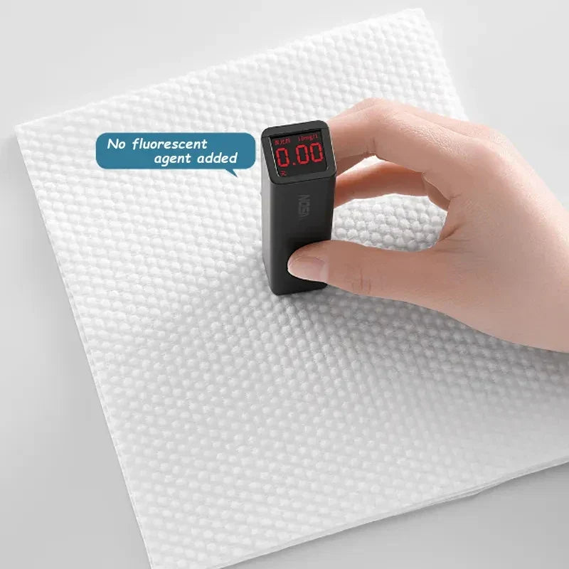 Carvallo-Gesichtstücher Purewiva Soft+ | 100 % bomull | Rivstark, sugerande & återanvändbar | 100 stycken per påse Carvallo