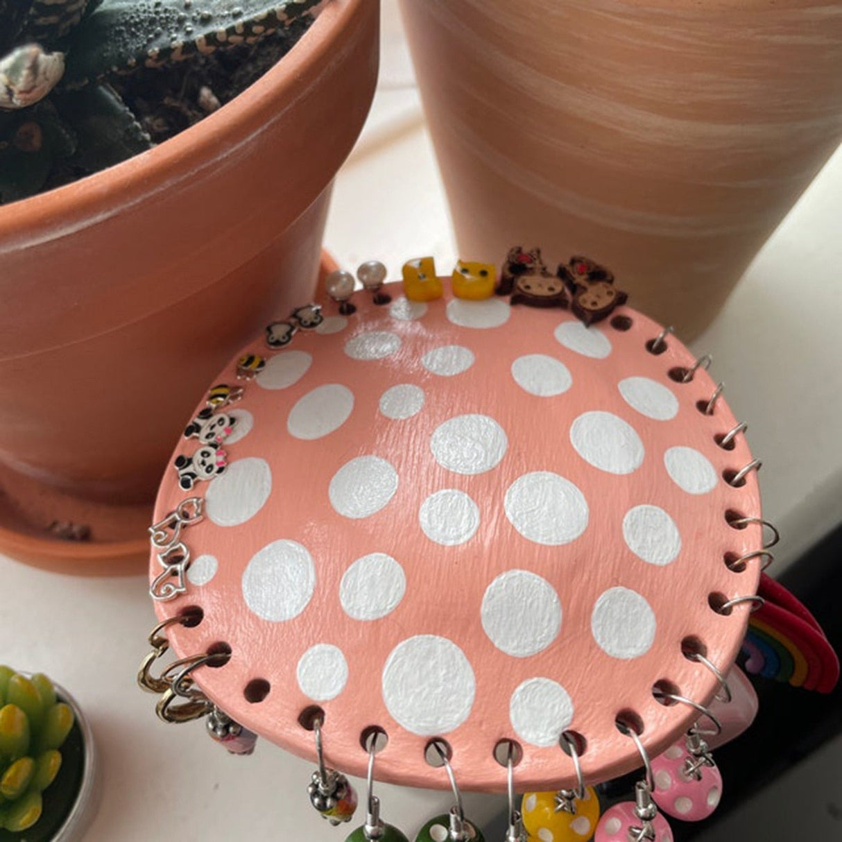 Mushroom smyckeshållare-Accessories-Hemnix-Rosa-Hemnix