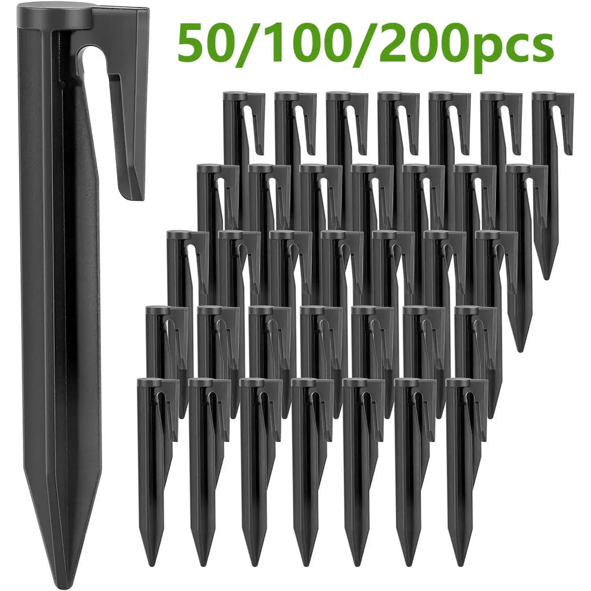 Carvallo begränsningsspikar för gräsklippare | 50/100/200 styck | Väderbeständig & Miljövänlig – 8,5 cm längd Carvallo