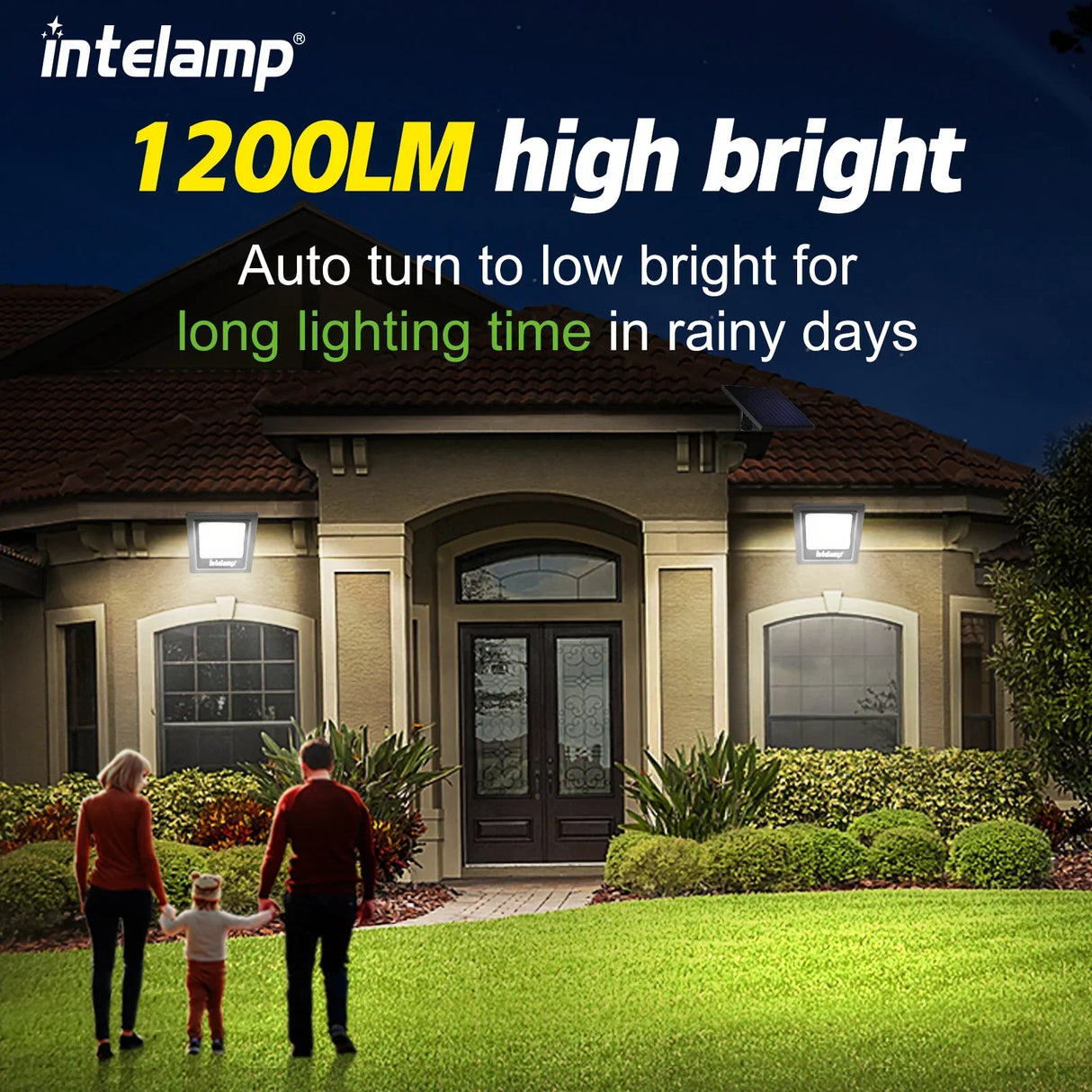 Carvallo LED säkerhetsstrålkastare LumiSecure Duo | 2-pack | 1200LM Superljus | IP65 Vattentät | Trädgård, gård och terrass Carvallo